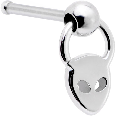 20G 1/4 Open Eyed Alien Dangle Nose Bone