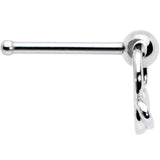 20G 1/4 Ring of Saturn Dangle Nose Bone