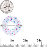 14G 33mm Vanilla Cupcake Nipple Shield Set