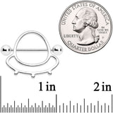 14G 9/16 Outer Space UFO Nipple Shield Set