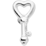 18G 5/16 Key to Your Heart L Shaped Nose Ring