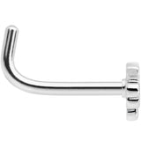 18G 5/16 St Patricks Day Shamrock L Shaped Nose Ring