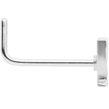22G 5/16 New Years Champagne L Shaped Nose Ring