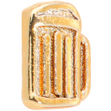 18G 5/16 Gold Tone Happy Hour Beer Mug L Shaped Nose Ring