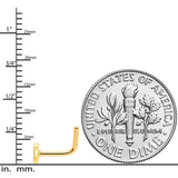 18G 5/16 Gold Tone Happy Hour Beer Mug L Shaped Nose Ring