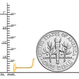 20G 5/16 Gold Tone Happy Hour Beer Mug L Shaped Nose Ring