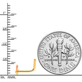 18G 5/16 Pink Gold Tone Nerdy Easter Bunny L Shaped Nose Ring