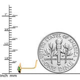 20G 5/16 Gold Tone St Patricks Day Pot O Gold L Shaped Nose Ring