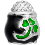 18G 5/16 St Patricks Day Pot O Gold L Shaped Nose Ring