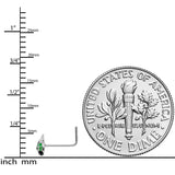 22G 5/16 St Patricks Day Pot O Gold L Shaped Nose Ring