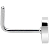 20G 5/16 Red Yellow Blue Pansexual Pride Heart L Shaped Nose Ring