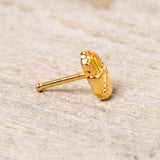 20G 1/4 Gold Tone Fast Food French Fries Nose Bone