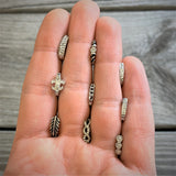 20G 3/8 Steel Chain Link Faux Hoop Nose Bone