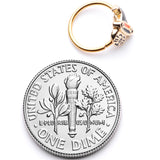 20G 5/16 Gold Tone Black Witch Hat Cat Halloween Nose Hoop