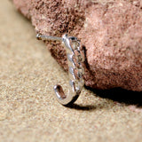 20G 3/8 Steel Chain Link Faux Hoop Nose Bone