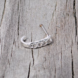 20G 3/8 Steel Chain Link Faux Hoop Nose Bone