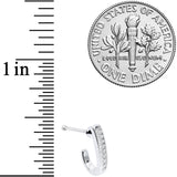 20G 3/8 Steel Dainty Dots Faux Hoop Nose Bone