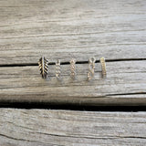 20G 3/8 Steel Chain Link Faux Hoop Nose Bone