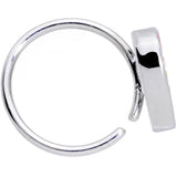 20G 5/16 Rainbow Pride Heart Nose Hoop