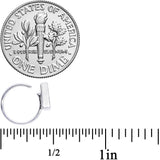 20G 5/16 Rainbow Pride Triangle Nose Hoop