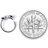 20G 5/16 Scary Boo Ghost Halloween Nose Hoop