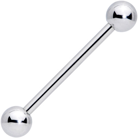 14G 3/4 Stainless Steel Extra Long Barbell Tongue Ring