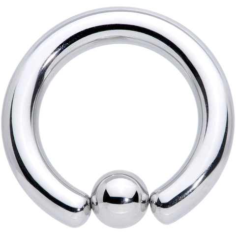 6G 5/8 Stainless Steel BCR Captive Bead Ring