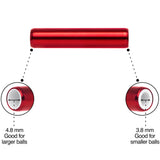 5mm to 6mm Red Aluminum Body Piercing Ball Removal Tool