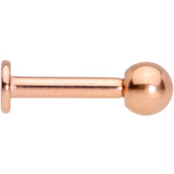 14G 5/16 Rose Gold Tone Simple Labret Monroe Tragus