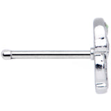 20G 1/4 Black White Red Santa Penguin Christmas Nose Bone