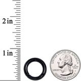 8G 1/2 Black PVD Steel Hinged Segment Ring