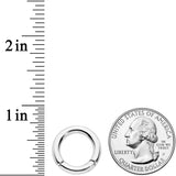 8G 1/2 Stainless Steel Hinged Segment Ring