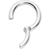8G 9/16 Stainless Steel Hinged Segment Ring