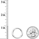 8G 5/8 Stainless Steel Hinged Segment Ring