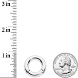 4G 1/2 Stainless Steel Hinged Segment Ring