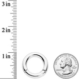 4G 5/8 Stainless Steel Hinged Segment Ring