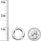 2G 9/16 Stainless Steel Hinged Segment Ring