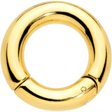 2G 5/8 Gold Tone PVD Steel Hinged Segment Ring
