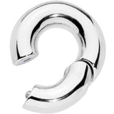 0G 1/2 Stainless Steel Hinged Segment Ring