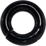 0G 5/8 Black PVD Steel Hinged Segment Ring