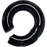 0G 5/8 Black PVD Steel Hinged Segment Ring