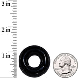 00G 1/2 Black PVD Steel Hinged Segment Ring