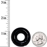 00G 9/16 Black PVD Steel Hinged Segment Ring