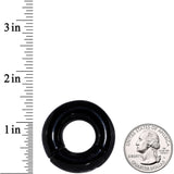 00G 5/8 Black PVD Steel Hinged Segment Ring
