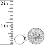 18G 3/8 Red Green Juicy Watermelon Fruit Nose Hoop