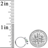 18G 3/8 Black White Hungry Panda Nose Hoop