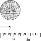 20G 5/16 Lesbian Love Heart Nose Bone