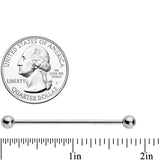 Clear CZ Gem Segment Ring Cartilage Industrial Set of 3