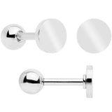 18G Clear CZ Gem Heart Cartilage Tragus Set of 8