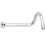 20G Clear 1.5mm Grade 23 Titanium Press Fit Left Side Nose Screw